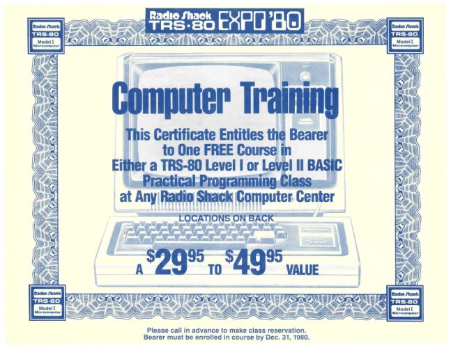 BASIC Programming Certificate